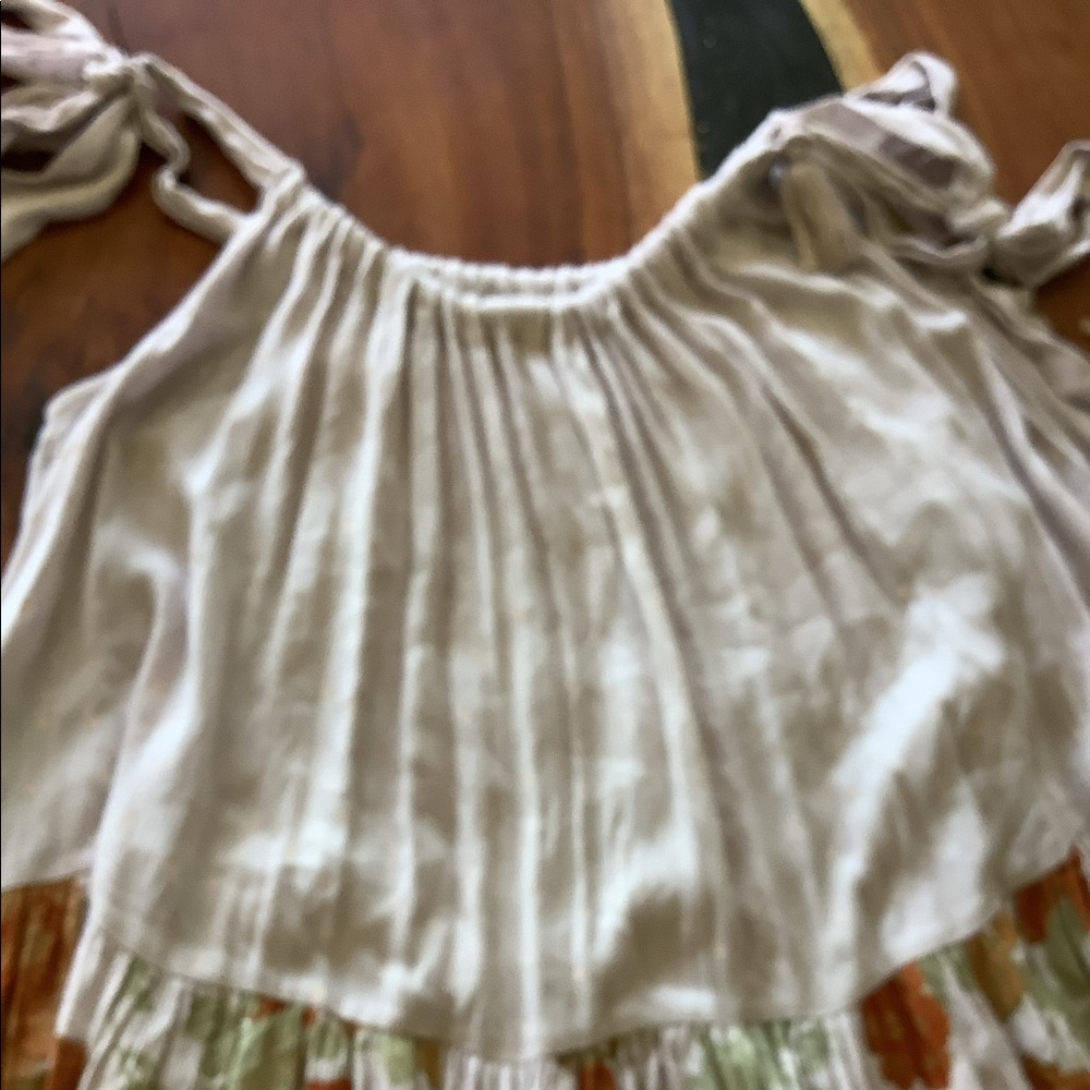 Free People Bare It All Printed Maxi M